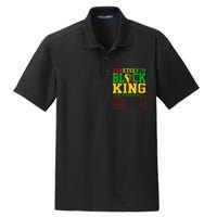 Juneteenth  Afro Black King Nutrition Dry Zone Grid Polo