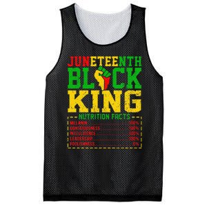 Juneteenth  Afro Black King Nutrition Mesh Reversible Basketball Jersey Tank