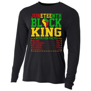 Juneteenth  Afro Black King Nutrition Cooling Performance Long Sleeve Crew