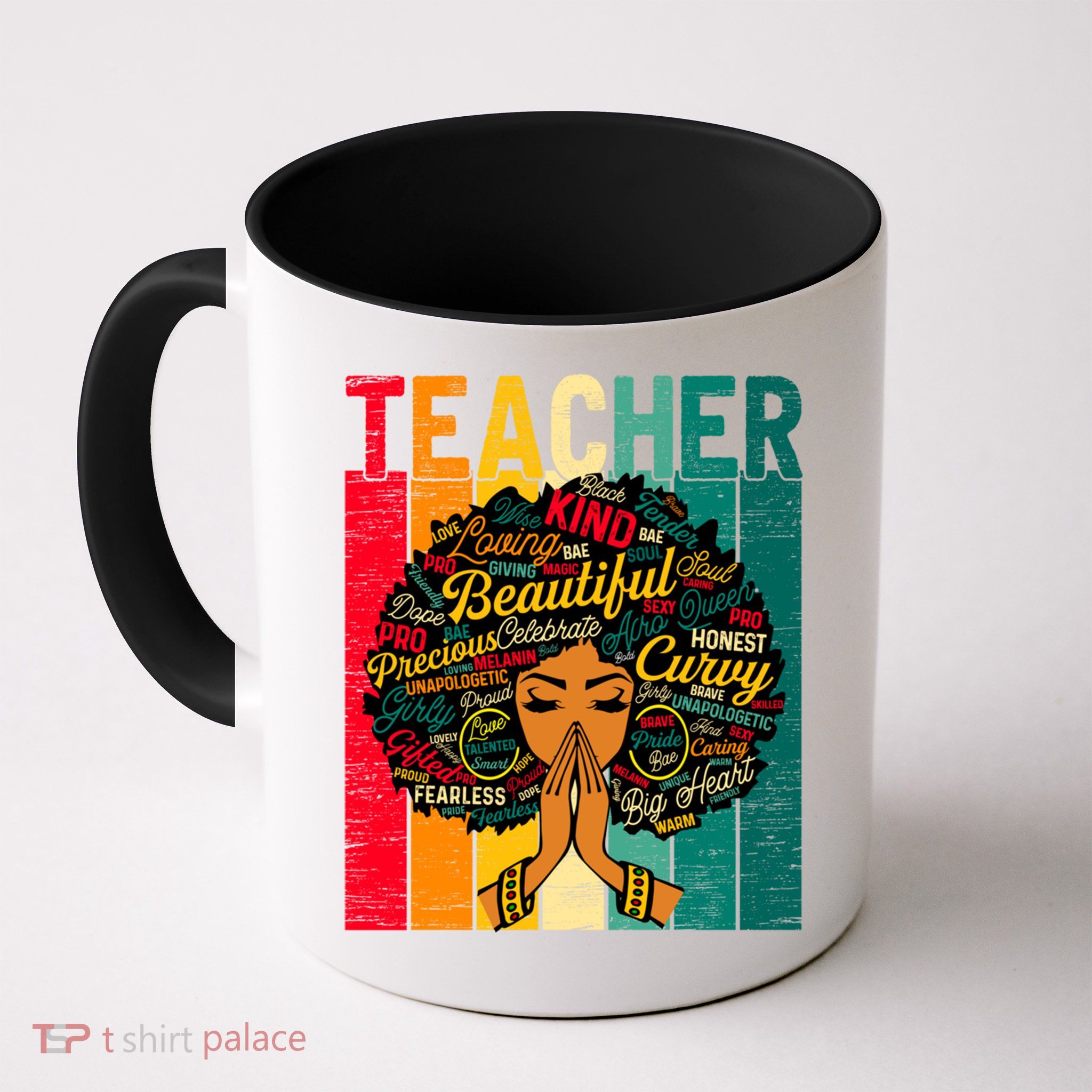 Juneteenth Afro Black History Month African American Teacher Gift Mug