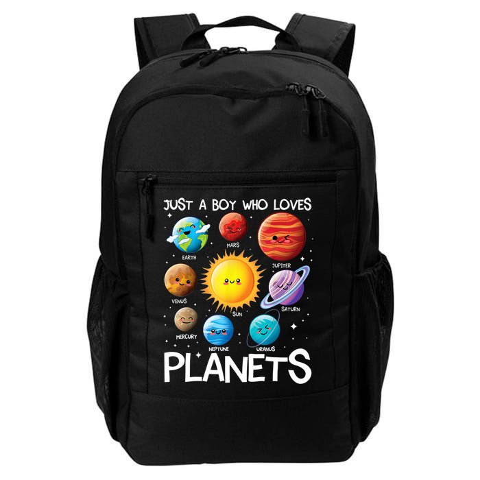 Just A Boy Who Loves Planets Solar System Space Science Gift Backpack
