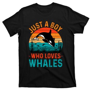 Just A Boy Who Loves Whales T-Shirt