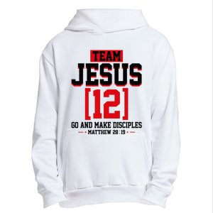 Jesus and Baseball Team Jesus Christian Matthew 2819 Love Urban Pullover Hoodie