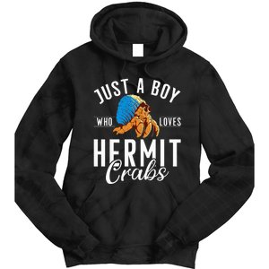 Just A Boy Who Loves Hermit Crabs Tie Dye Hoodie