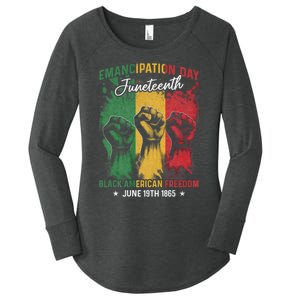 Juneteenth African Black American Freedom Day Women's Perfect Tri Tunic Long Sleeve Shirt