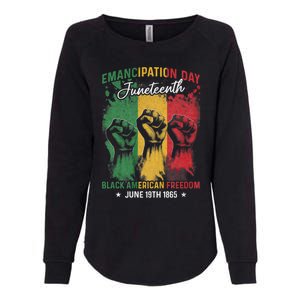 Juneteenth African Black American Freedom Day Womens California Wash Sweatshirt