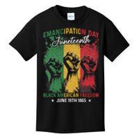 Juneteenth African Black American Freedom Day Kids T-Shirt