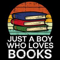 Just A Boy Who Loves Books Read Reading Librarian Drawstring Bag