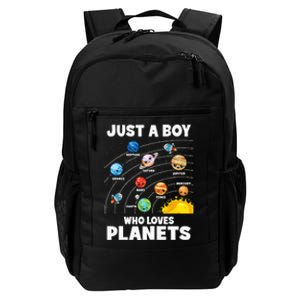 Just A Boy Who Loves Planets Solar System Astrology Space Daily Commute Backpack