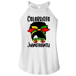 Juneteenth Ancestors Black African American Flag Pride Women's Perfect Tri Rocker Tank