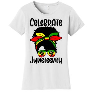 Juneteenth Ancestors Black African American Flag Pride Women's T-Shirt