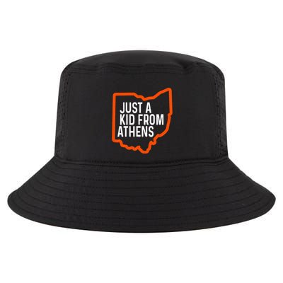 Just A Boy From Athens Ohio Cincinnati Burroh Cool Comfort Performance Bucket Hat