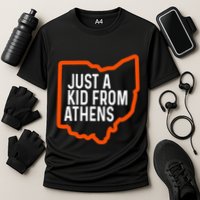 Just A Boy From Athens Ohio Cincinnati Burroh Cooling Performance Crew T-Shirt