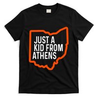 Just A Boy From Athens Ohio Cincinnati Burroh T-Shirt
