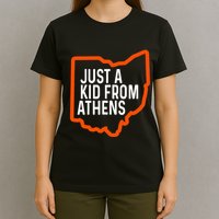 Just A Boy From Athens Ohio Cincinnati Burroh T-Shirt