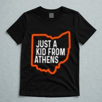 Just A Boy From Athens Ohio Cincinnati Burroh T-Shirt