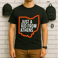 Just A Boy From Athens Ohio Cincinnati Burroh T-Shirt