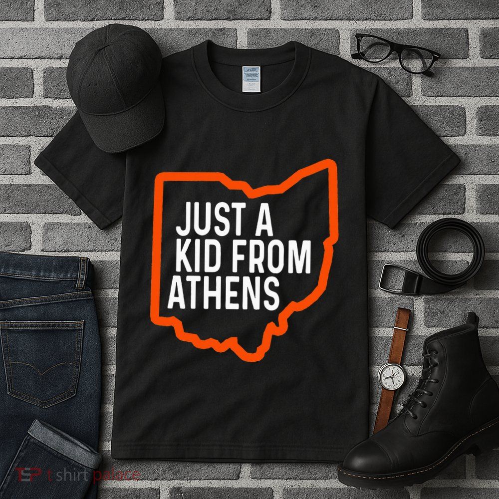 Just A Boy From Athens Ohio Cincinnati Burroh Tall T-Shirt