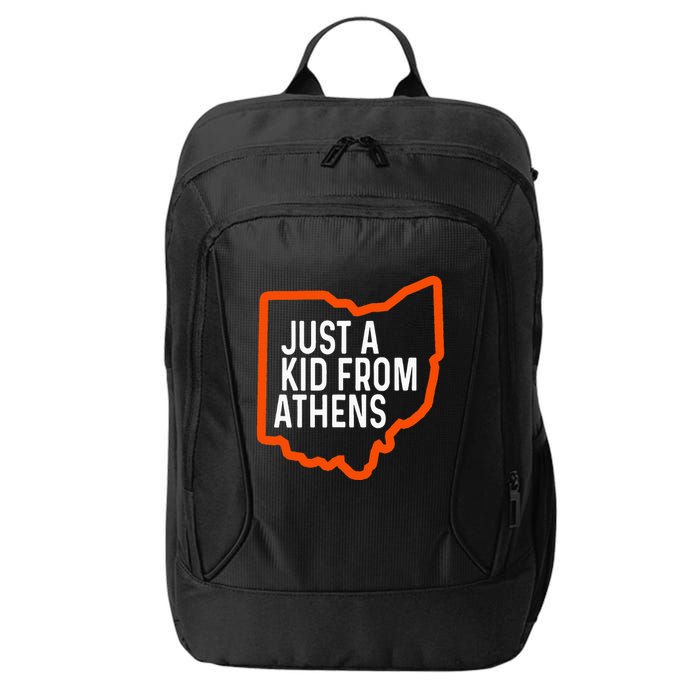 Just A Boy From Athens Ohio Cincinnati Burroh City Backpack