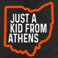 Just A Boy From Athens Ohio Cincinnati Burroh Adult Drive Performance Visor