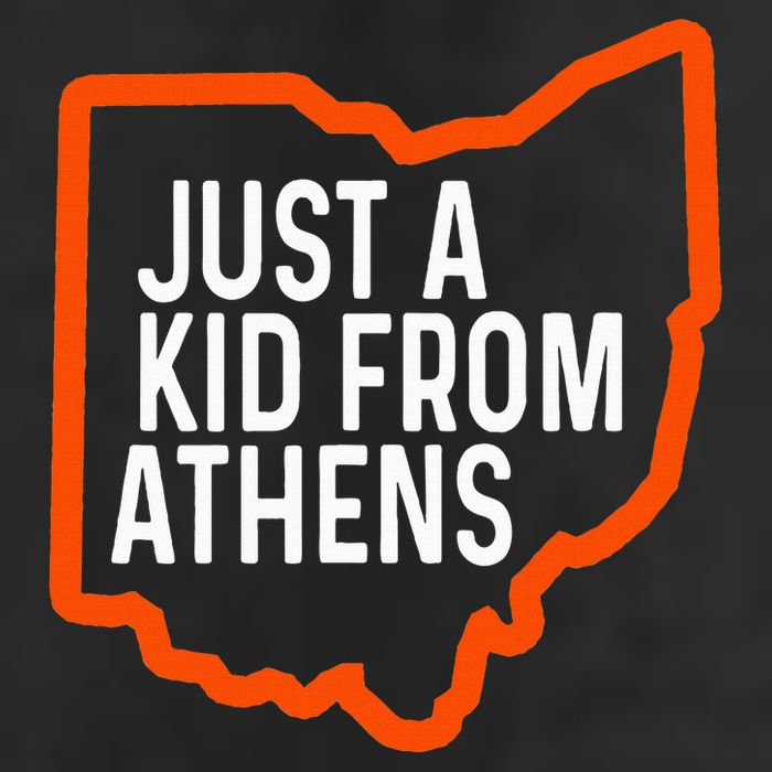 Just A Boy From Athens Ohio Cincinnati Burroh Adult Drive Performance Visor