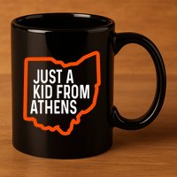 Just A Boy From Athens Ohio Cincinnati Burroh 11oz C Handle Ceramic Mug
