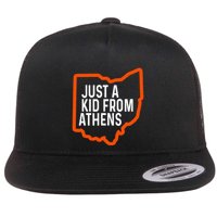 Just A Boy From Athens Ohio Cincinnati Burroh Flat Bill Trucker Hat