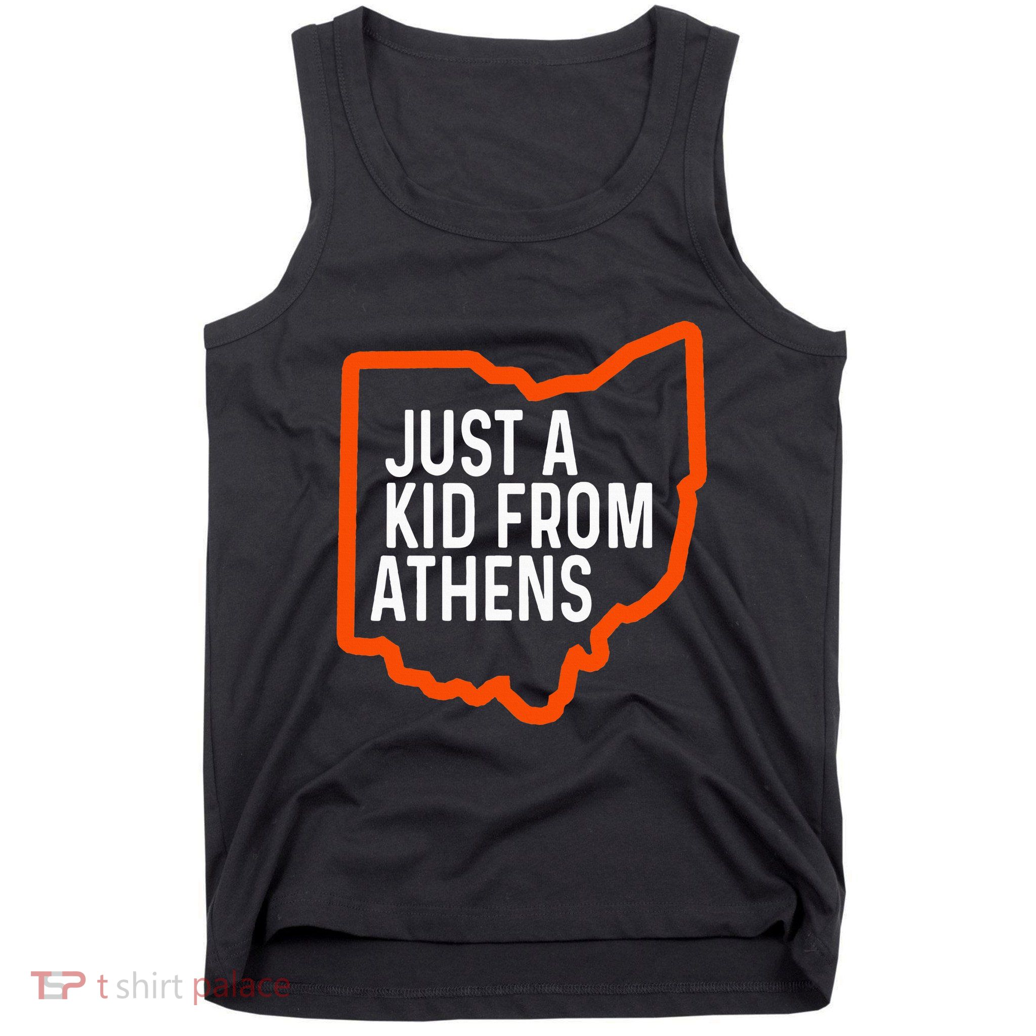 Just A Boy From Athens Ohio Cincinnati Burroh Tank Top