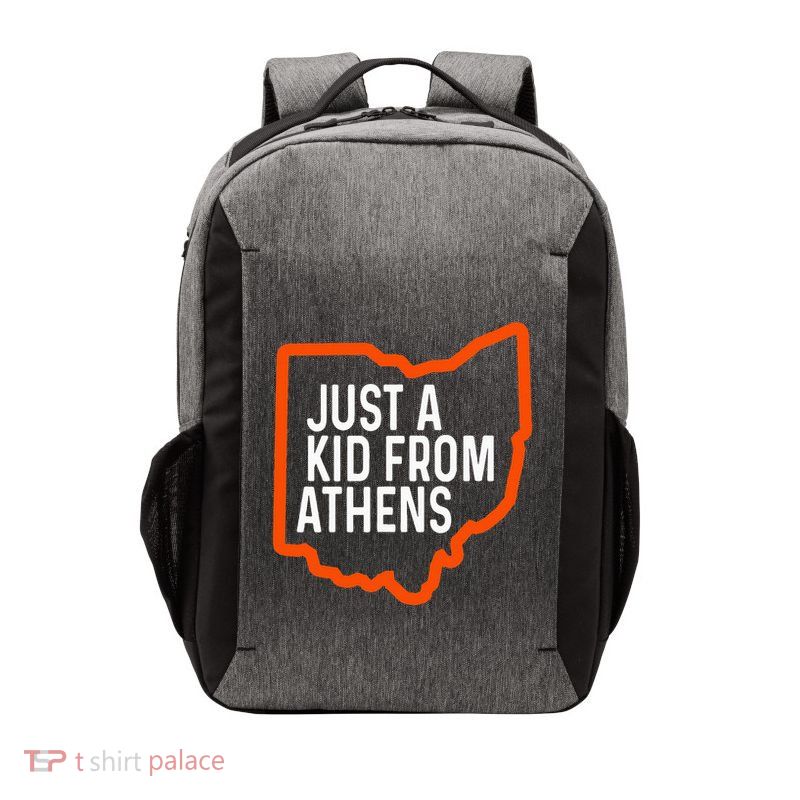 Just A Boy From Athens Ohio Cincinnati Burroh Vector Backpack