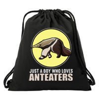 Just A Boy Who Loves Anteaters. Anteater Drawstring Bag