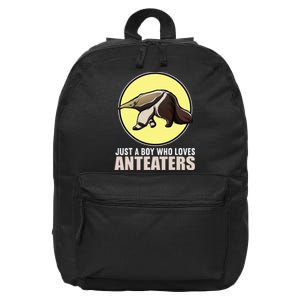 Just A Boy Who Loves Anteaters. Anteater 16 in Basic Backpack