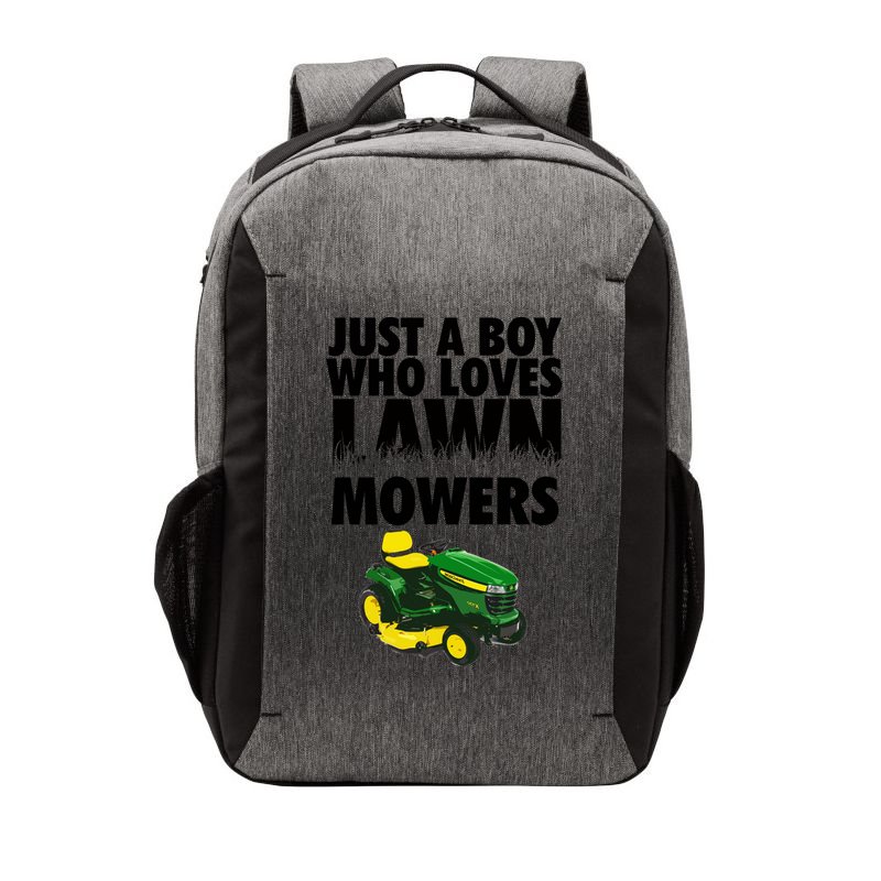 Just A Boy Who Loves Lawn Mowers Vector Backpack
