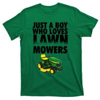 Just A Boy Who Loves Lawn Mowers T-Shirt