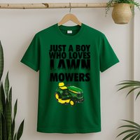 Just A Boy Who Loves Lawn Mowers T-Shirt