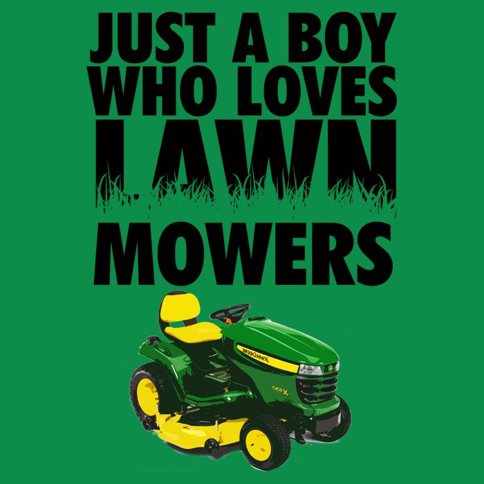 Just A Boy Who Loves Lawn Mowers T-Shirt