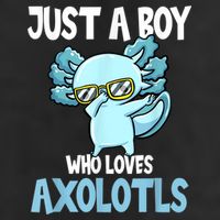 Just A Boy Who Loves Axolotls Cute Kawaii Adult Drive Performance Visor