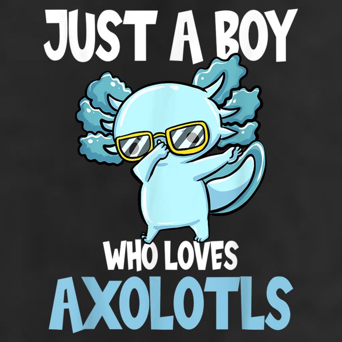 Just A Boy Who Loves Axolotls Cute Kawaii Adult Drive Performance Visor