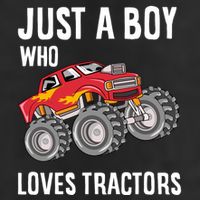 Just A Boy Who Loves Tractors Gift Beanie
