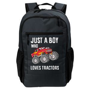 Just A Boy Who Loves Tractors Gift Daily Commute Backpack