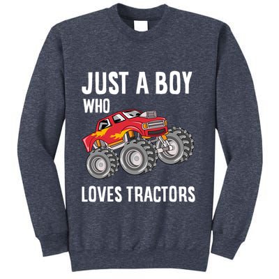 Just A Boy Who Loves Tractors Gift Sweatshirt
