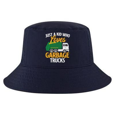 Just A Boy / Girl Who Loves Garbage Trucks Trash Dump Truck Lover Cool Comfort Performance Bucket Hat