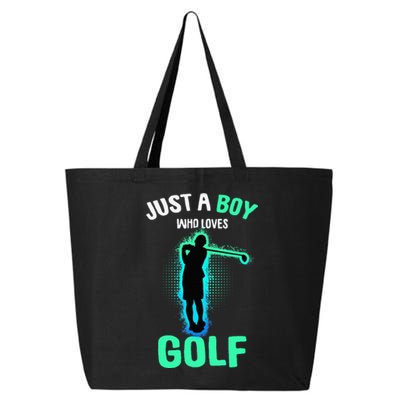 Just A Boy Who Loves Golf Club Golfer 25L Jumbo Tote