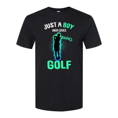 Just A Boy Who Loves Golf Club Golfer Softstyle® CVC T-Shirt