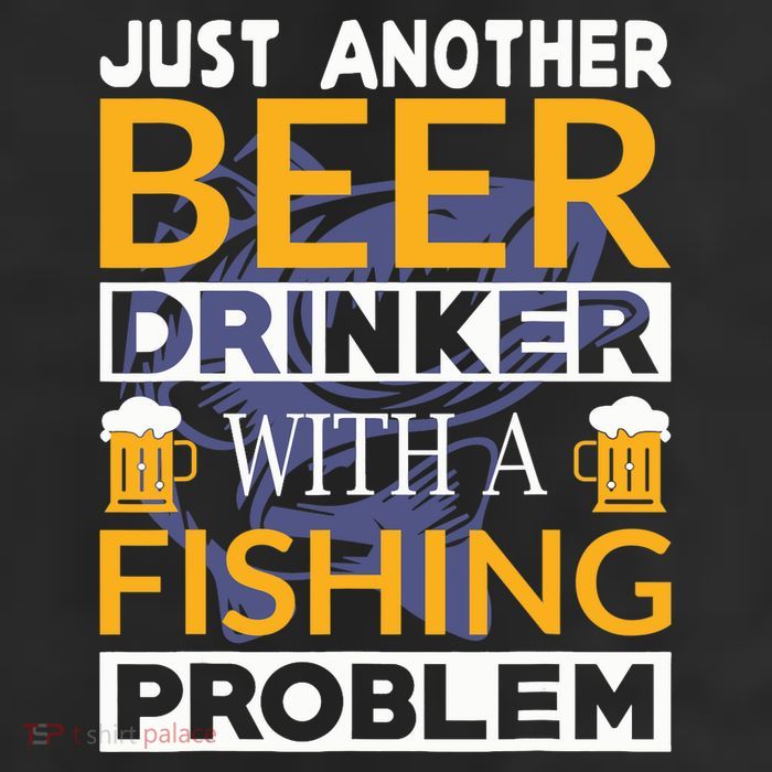 Just Another Beer Drinker With A Fishing Problem Angeln Adult Drive Performance Visor