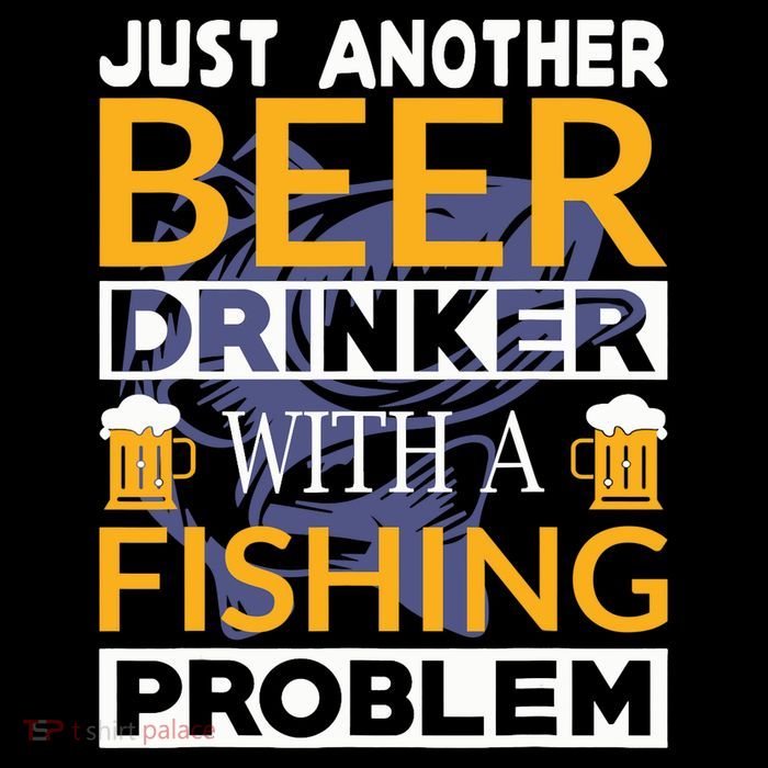 Just Another Beer Drinker With A Fishing Problem Angeln Tall Sweatshirt