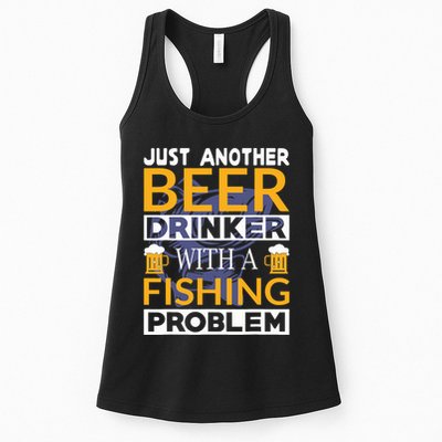 Just Another Beer Drinker With A Fishing Problem Angeln Womens Tank Top