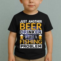 Just Another Beer Drinker With A Fishing Problem Angeln Toddler T-Shirt