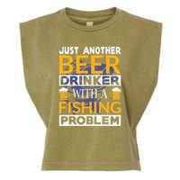 Just Another Beer Drinker With A Fishing Problem Angeln Garment-Dyed Women's Muscle Tee