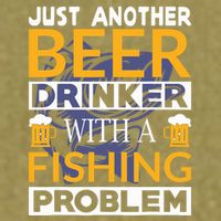 Just Another Beer Drinker With A Fishing Problem Angeln Garment-Dyed Women's Muscle Tee