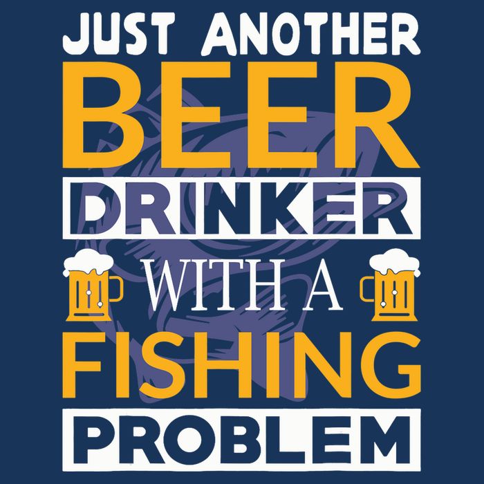 Just Another Beer Drinker With A Fishing Problem Angeln Infant Baby Jersey Bodysuit